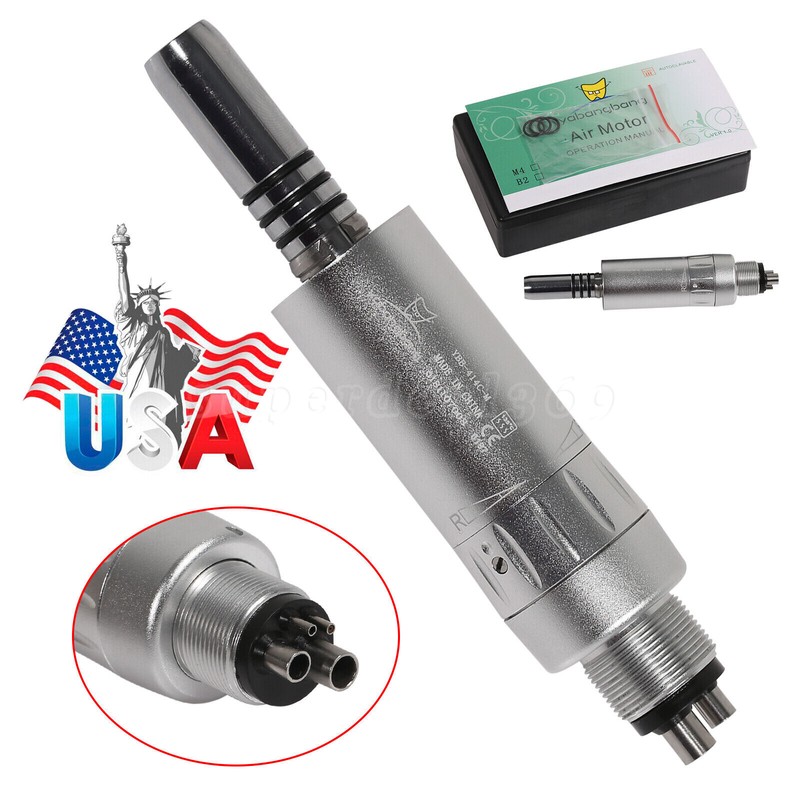 Dental E-type Air Motor 4-Holes Slow Low Speed Handpiece Inner Water NEW