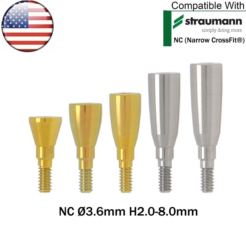 US Dental NC Healing Abutment Healing Closure Caps Fits Straumann ITI Bone Level gallery