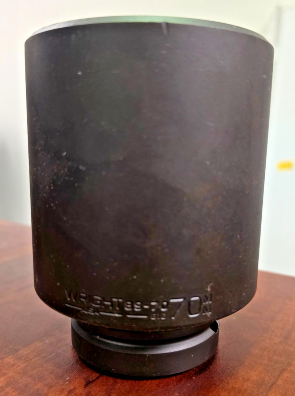 Wright Tool 89-70 1″ Drive Deep Impact Socket 6-Pt Metric 70mm NEW USA MADE!!!