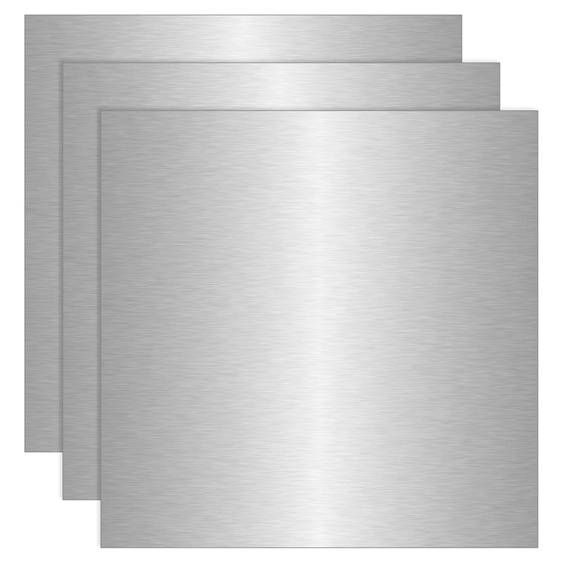 3-Pack 6061-T6 Aluminum Sheet Plate 12″ x 12″ x 1/16″ Flat Plain Metal Panel