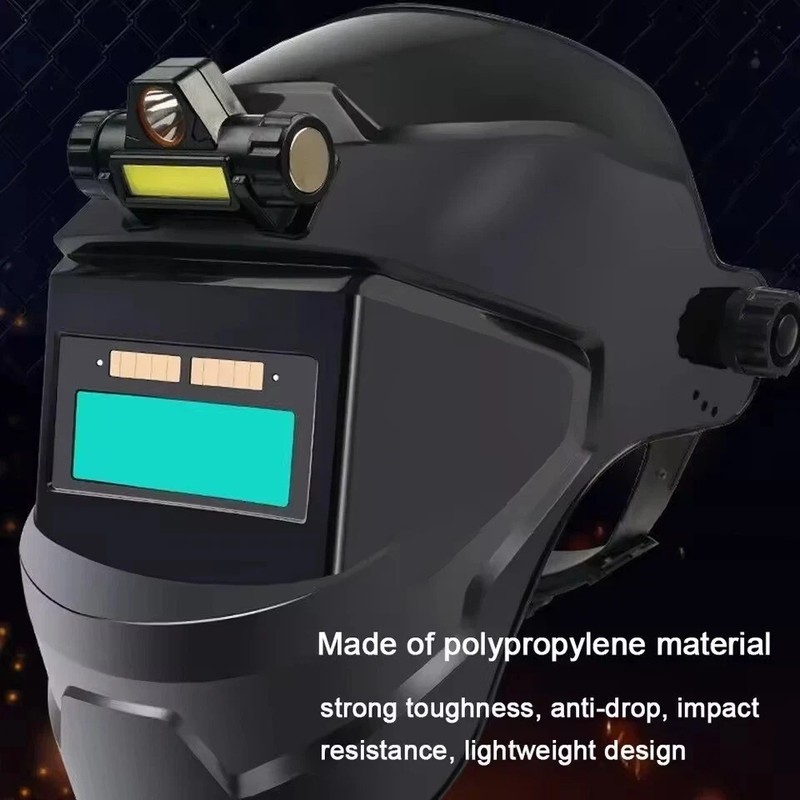 New Welding Helmet Solar Powered Auto Darkening - Large View, True Colors gallery