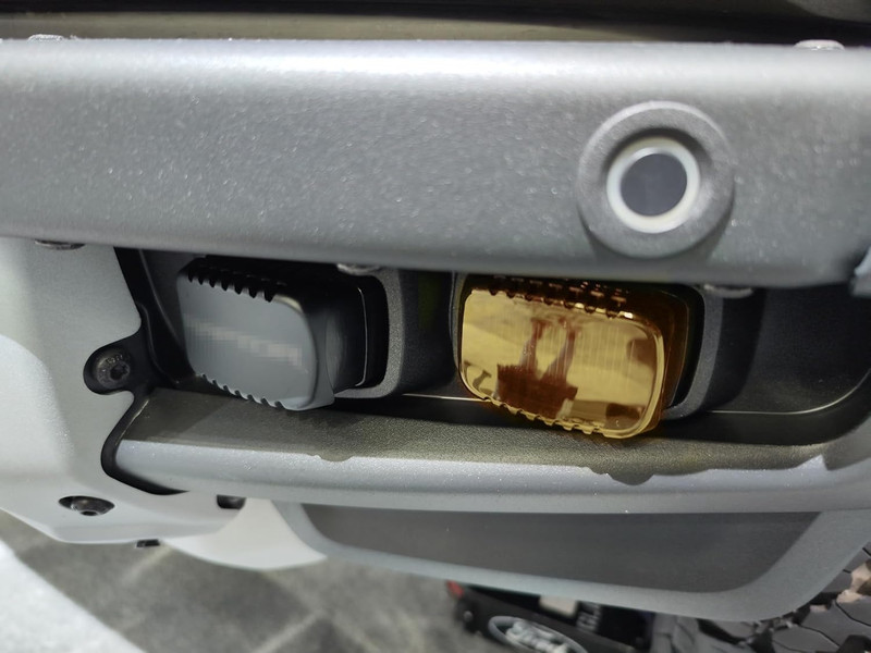 Selective Yellow LED Fog Light Shield Covers for 2021-Up Ford F-150 Raptor gallery