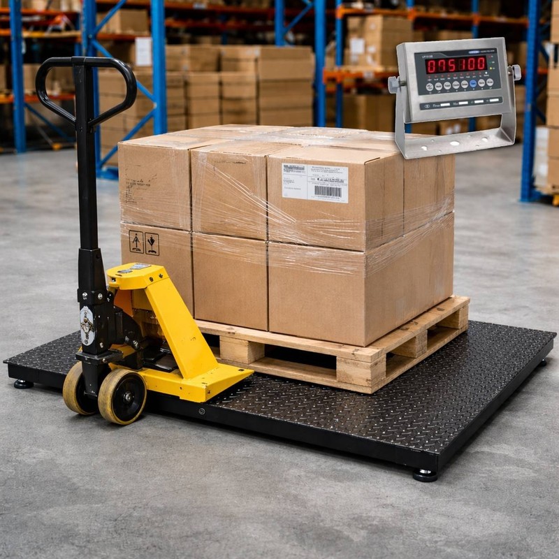 New 5 Year Warranty 1,000 lb 2x2 Pallet Floor Scale Warehouse NTEP Legal 4 Trade gallery
