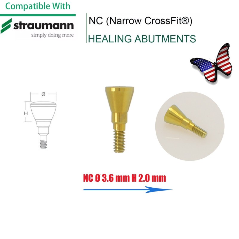 US Fit Straumann Analog Scan Body Transfer Healing Abutment Cap ITI Bone Level