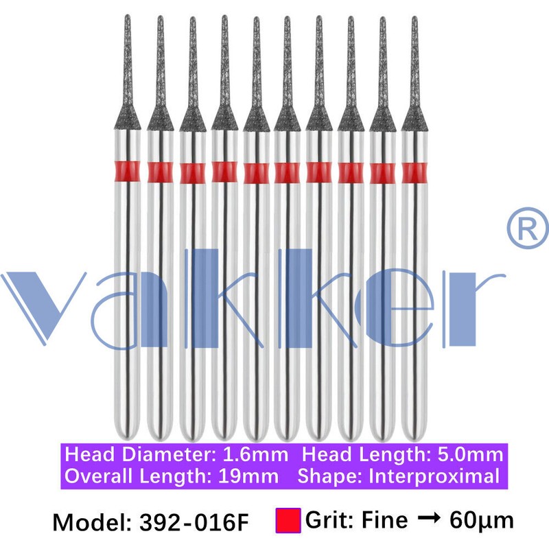 10 Burs Diamond Burs FG Interproximal Gross Reduction Super Fine Medium Coarse gallery