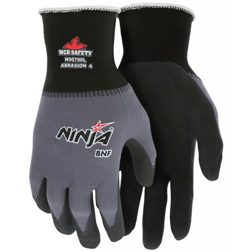 Ninja® BNF 15 Gauge Nylon/ Spandex Shell, NFT® Coated Palm & Fingertips,