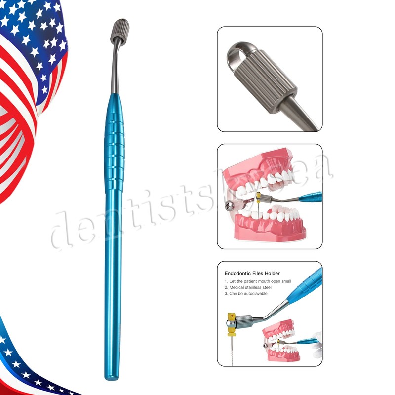 1-20 Dental Endodontic File Holder K-Files Handle Hand Use Root Canal Clip Teeth gallery