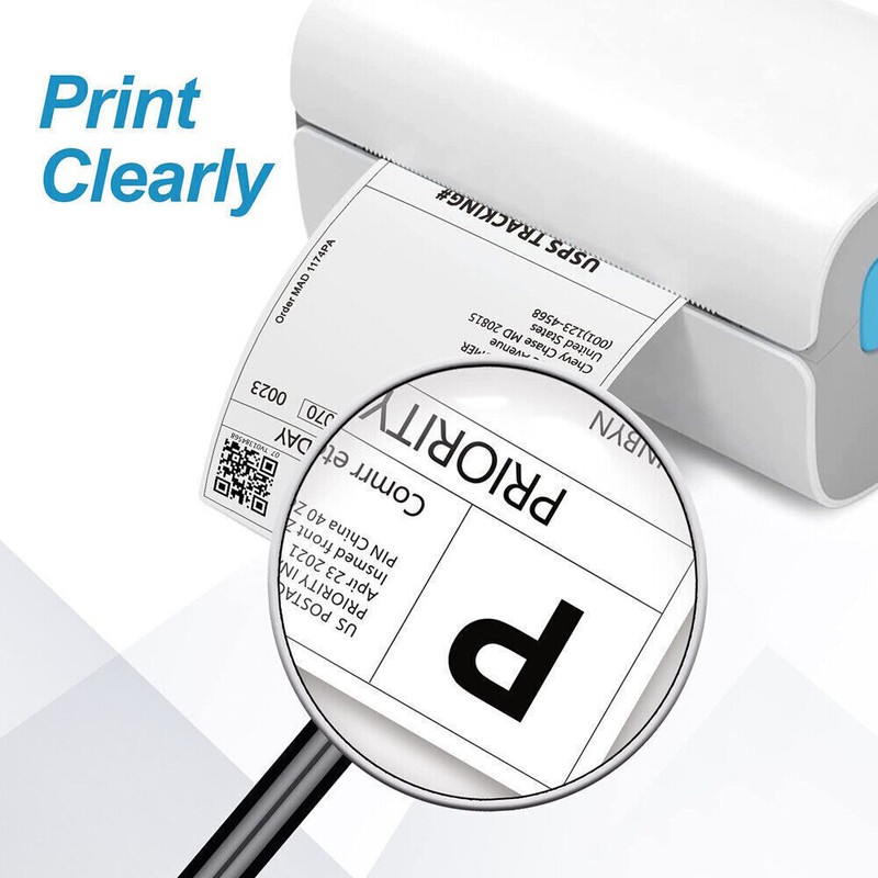 500x Fanfold Direct Thermal Shipping Labels for Zebra & Rollo Printers 4" x 6" gallery