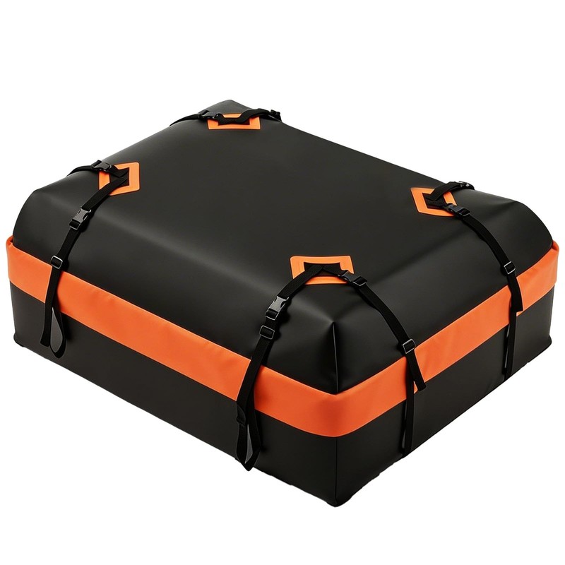 15/20 Cubic Feet Car Roof Bag Waterproof Rooftop Cargo Carrier w/Lock&Storage Ba