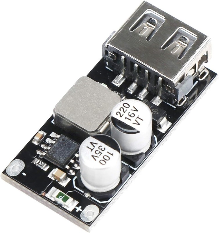 Compact 4pcs USB Buck Converter - 6-32V to 5V with LED Indicator & Protection gallery