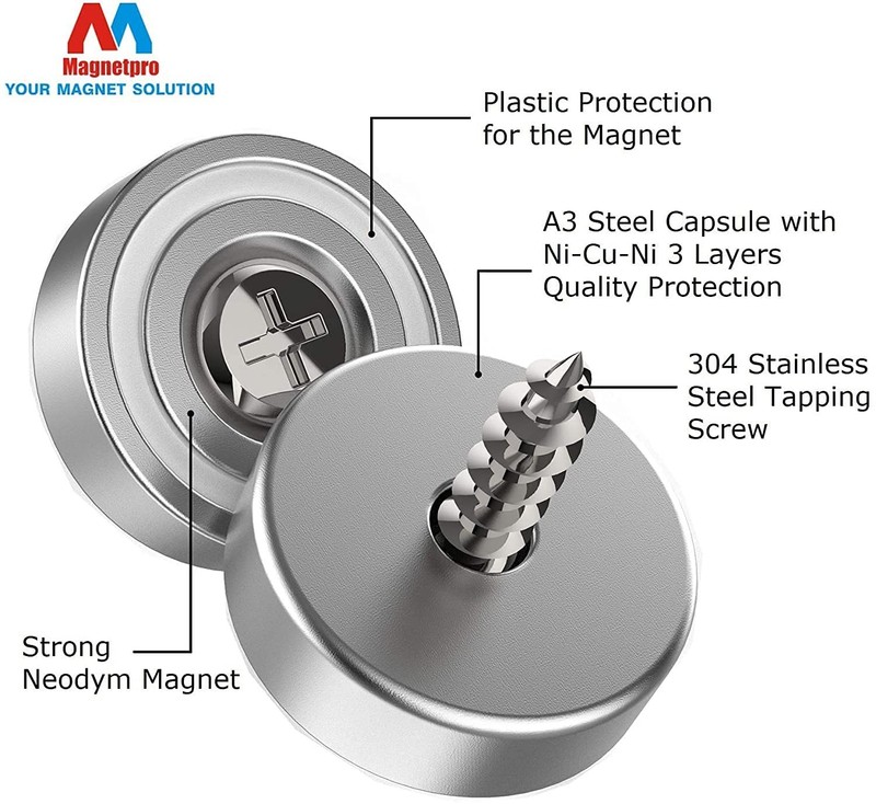 12 Pieces Neodymium Magnets 25 LB Force, Strong Magnets Size 0.79"*0.28" gallery