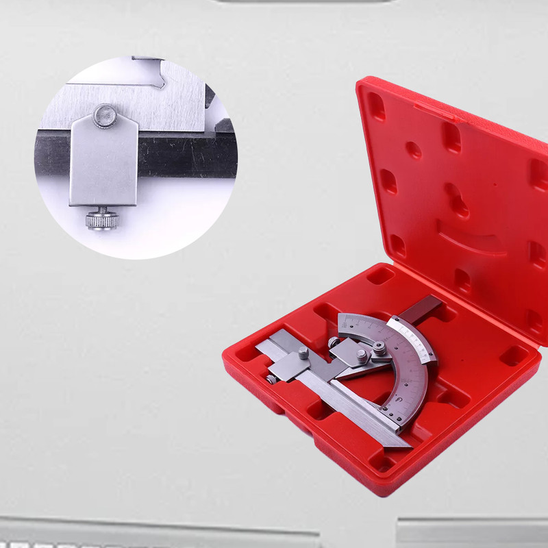 0-320° Universal Stainless Steel Vernier Bevel Protractor Angle Measuring Finder