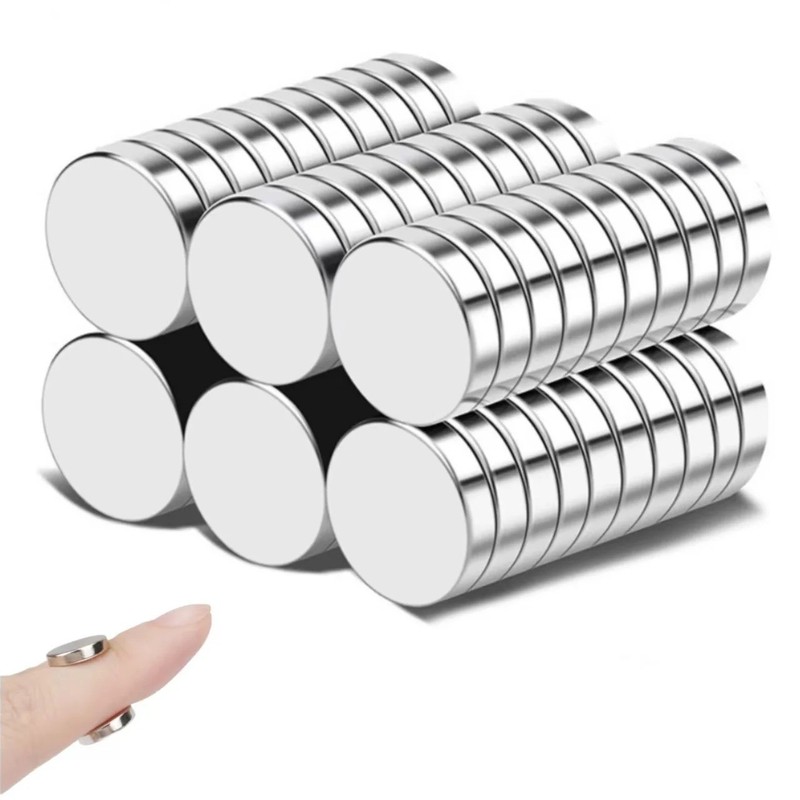 8x3mm Strong Round Fridge Magnets DIY Science Office Craft 50PCS Kit Set