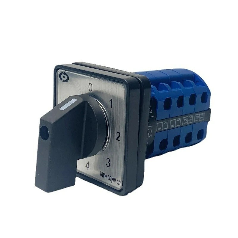 20A Rotary Switch High Quality Changeover Contact 4 Pole 5 Position 16 Terminal
