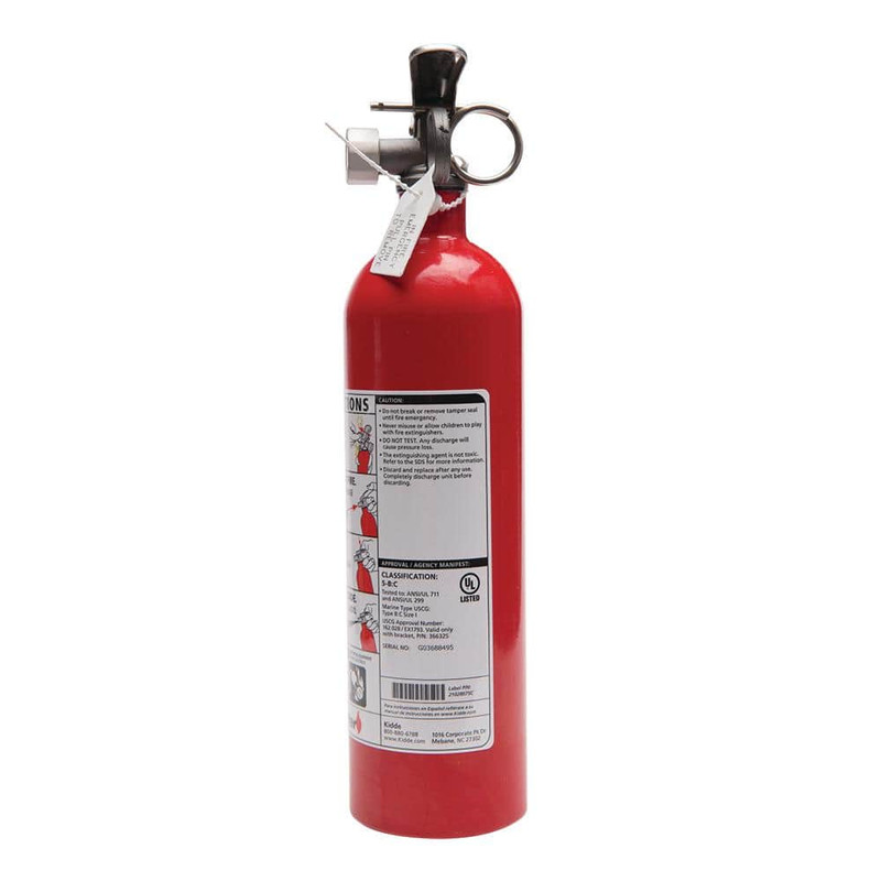KIDDE DRY CHEMICAL FIRE EXTINGUISHER Home Car Auto Garage Kitchen Safety 5-B:C gallery