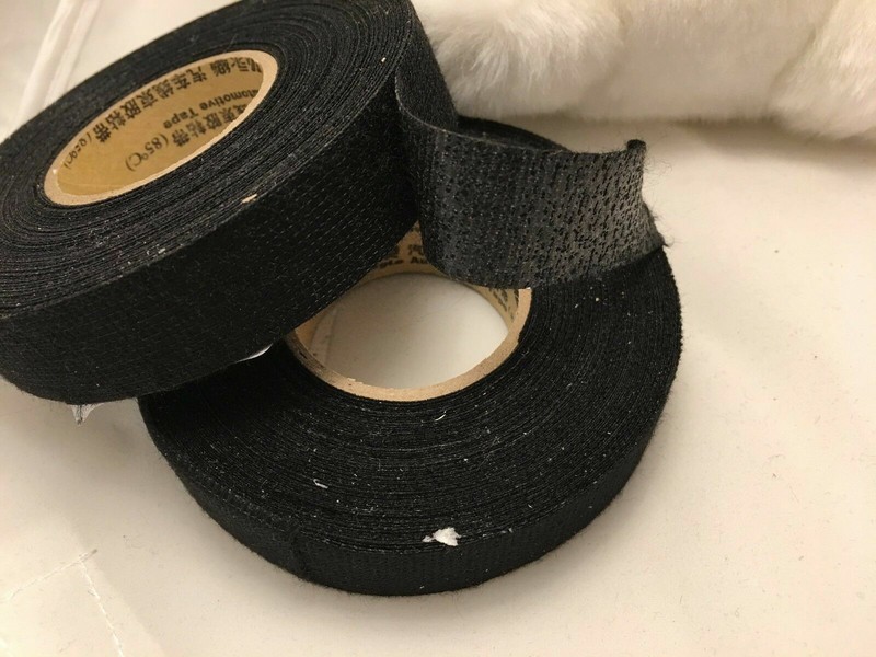 4Rolls 82ft Car Wiring Loom Tape Adhesive Cloth Fabric Harness Insulation Tape gallery