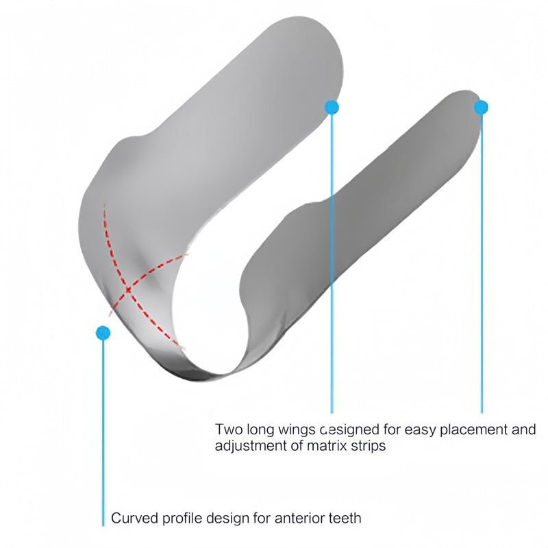Dental Anterior Matrix Bands Sectional Contoured Twin Matrices Proximal Strips gallery