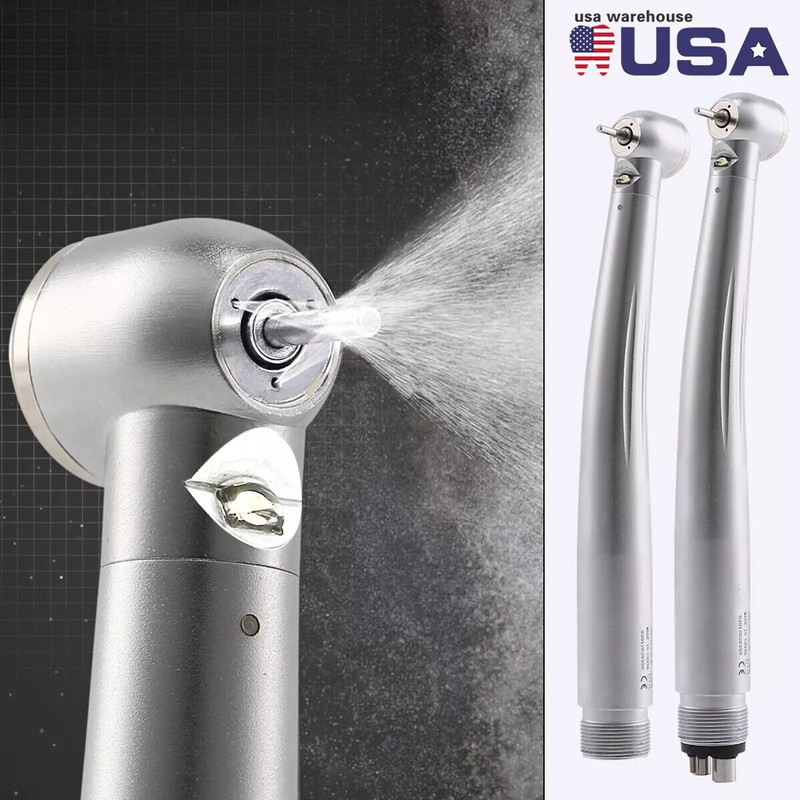 NSK Style Dental Fiber Optic LED E-generator High Speed Handpiece Turbine 4 HOLE gallery