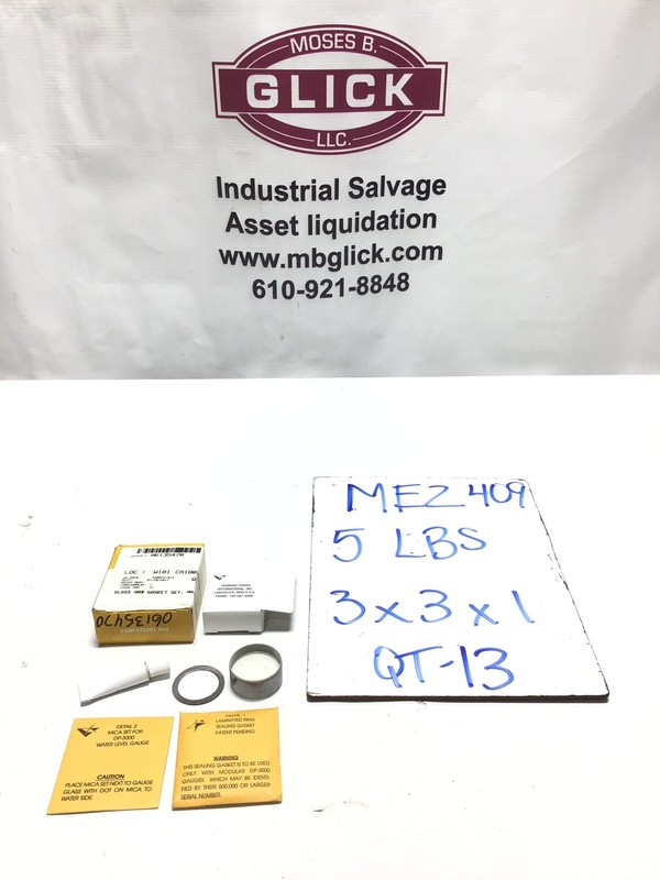 Diamond 109323 000A Glass and Gasket for Water Level Gauge Glass Assembly gallery