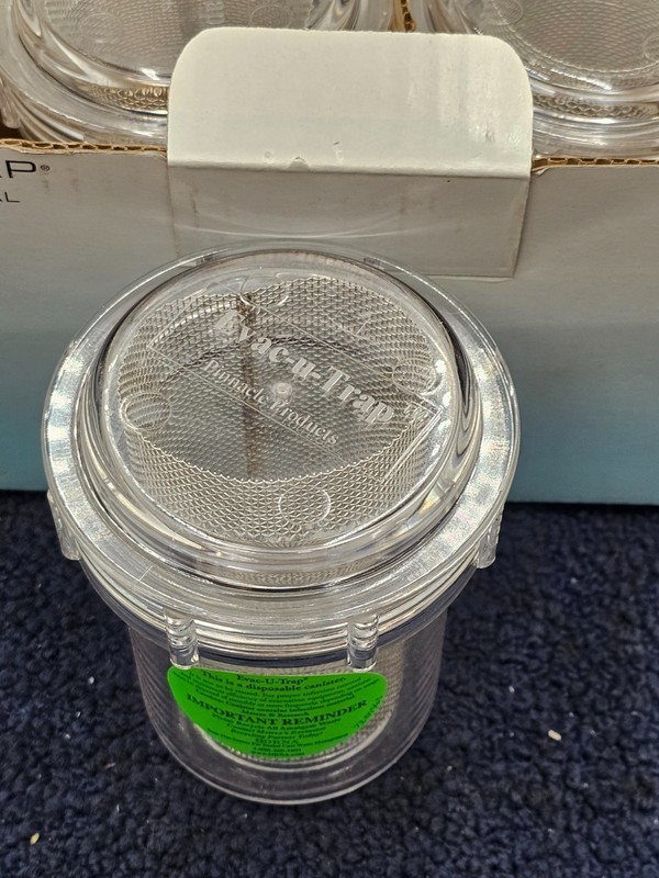(QTY 8) Kerr 2300 TotalCare Pinnacle Evac-u-Trap Evacuation Trap gallery