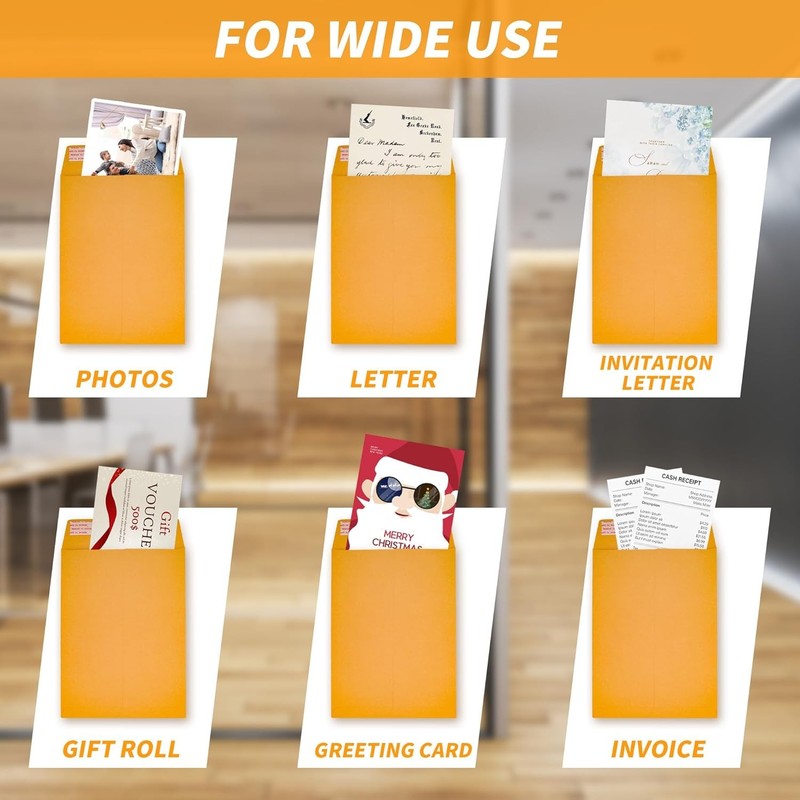 100 Pack Kraft Catalog Mailing Envelopes Mailers Peel Self Seal 6x9/9x12/10x13 gallery