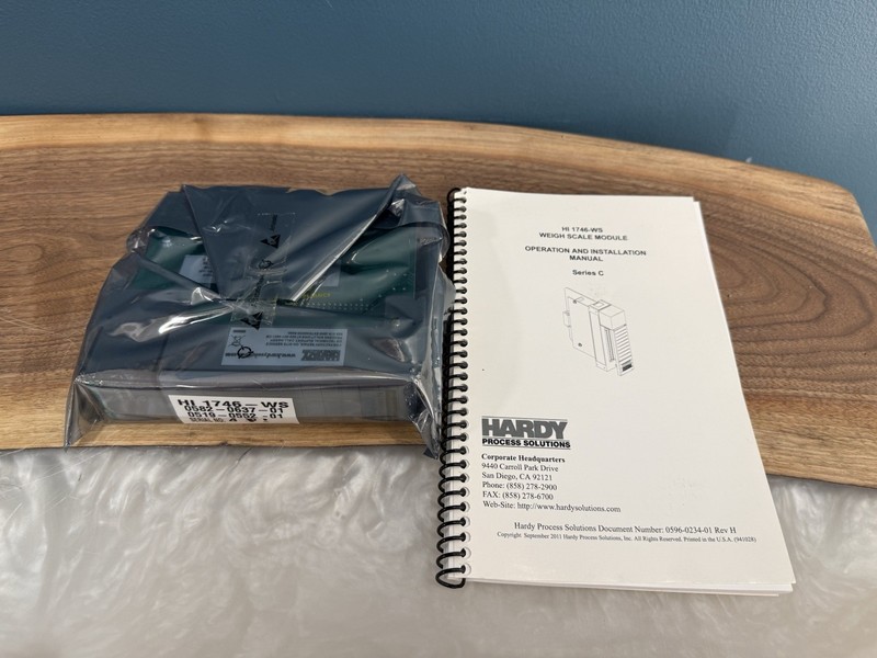 Hardy HI 1746-WS Series C Weigh Scale Module for SLC 500 Controller