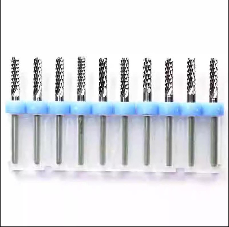 0.5~3.175mm Carbide End Mill Engraving Bits CNC PCB Machines 1/8 Shank gallery