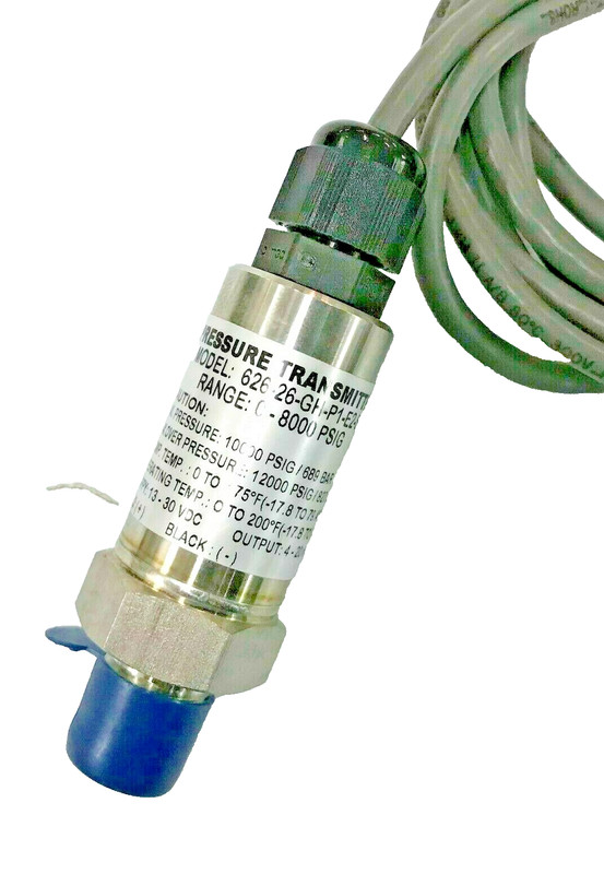 Dwyer Series 626 Pressure Transducer 626-26-GH-P1-E2-S1 0-8000 psi 4..20 mA 1/4" gallery