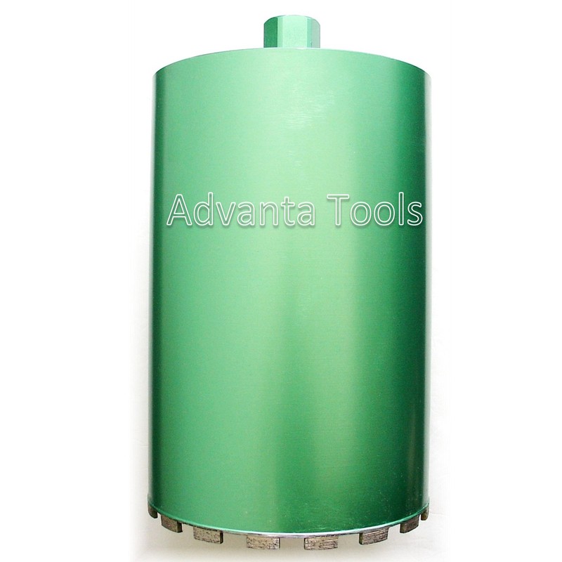 9″ Wet Diamond Core Bit for Drilling Wire Mash & Light Steel Reinforced Concrete