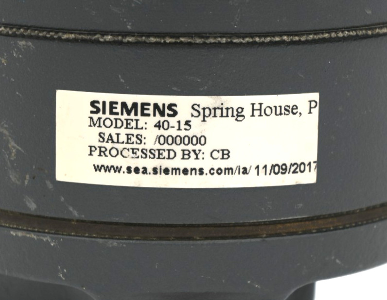 SIEMENS 40-15 PRESSURE REGULATOR gallery