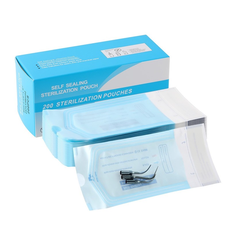Medical Dental CLASS B Sterilizer Sterilization Pouches Autoclave Bags Tray Rack