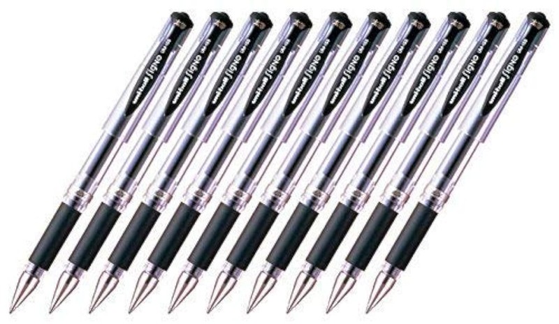 Uni-ball Signo Capped Gel Ink Pen (UM-153) , Bold Point 1.0mm, Black