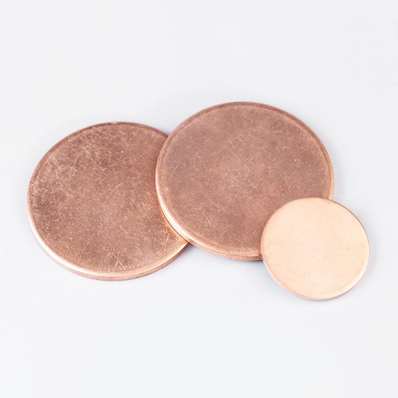 Solid Pure Copper Discs Blanks Round Plate Metal Sheet 10-300mm OD 0.5-5mm Thick gallery
