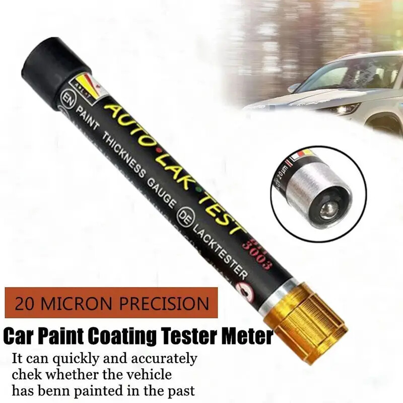 Car Paint Thickness Tester Meter Gauge Portable Automobile Paint Film Pen 1PCS gallery