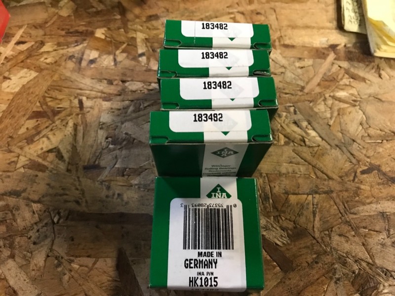 Lot of 5-INA-Bearings #HK1015, 30 day warranty, free shipping lower 48! gallery