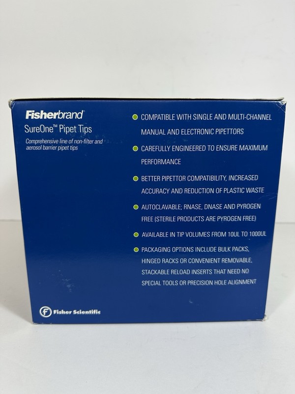 Fisherbrand SureOne Pipet Tips 02-707-407 1mL Max Sterile Qty 768 gallery