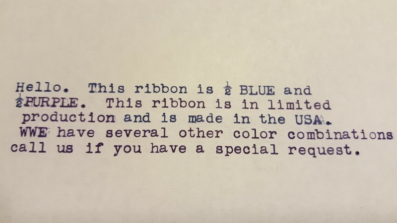 Smith Corona Electra 120 Electra 220 Typewriter Ribbon with custom color options gallery