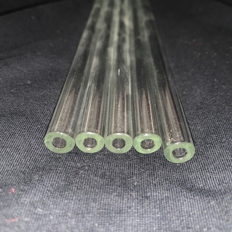 12 “ Borosilicate Glass Blowing 5 Tubes 10 mm OD 5 mm ID 2.5 mm Thick Wall