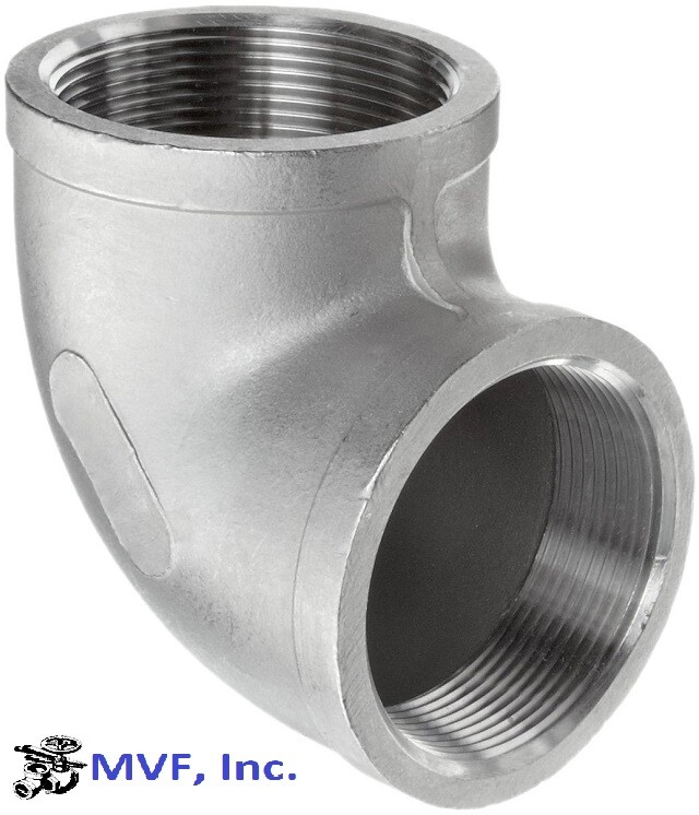 1″ 150 Female NPT 90° Elbow Cast 304 Stainless Steel Pipe Fitting SS010641304