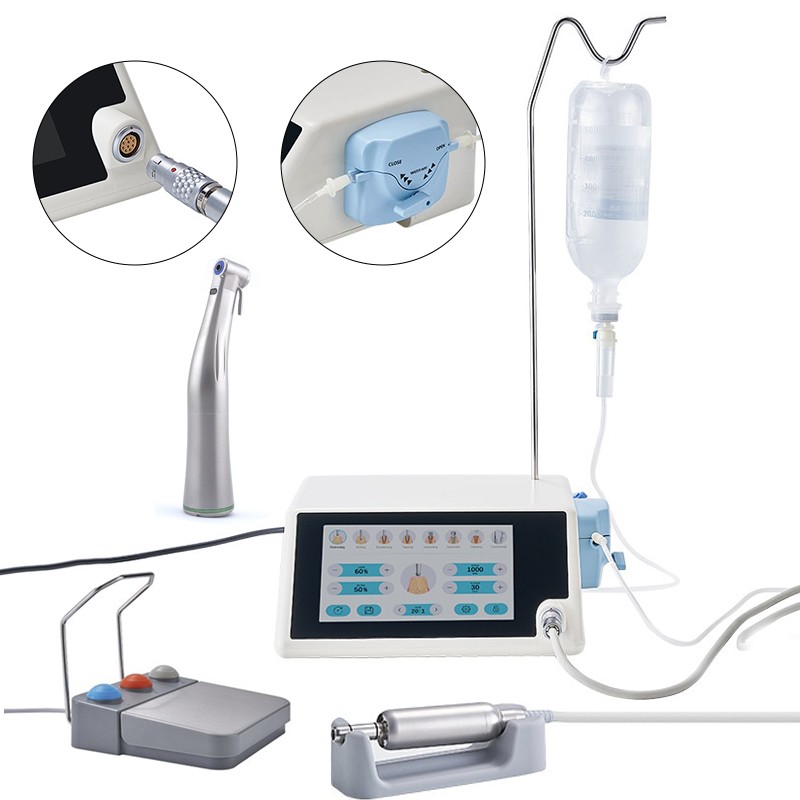 80 Ncm 100-240V Dental Implant Motor System with 20:1 Handpiece
