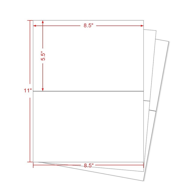 400 Half Sheet Address Shipping Mailing Label 8.5 x 5.5 Self Adhesive gallery