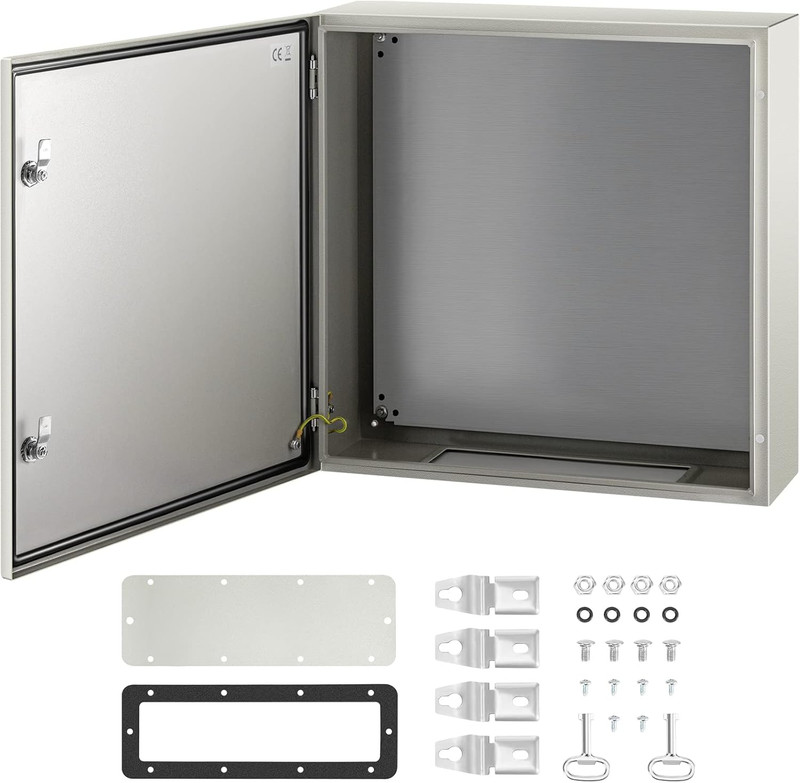 NEMA Steel Enclosure, 24 X 24 X 8» NEMA 4X Steel Electrical Box, IP66 Waterproo