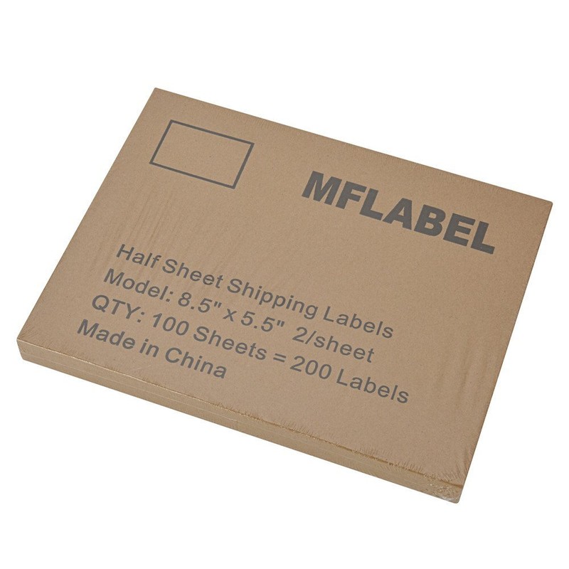 400 Half Sheet Address Shipping Mailing Label 8.5 x 5.5 Self Adhesive gallery