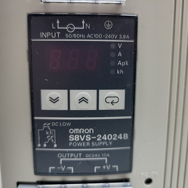 Omron S8VS-24024B Power Supply Input AC100-240V 3.8A Output 24VDC 10A *USED gallery