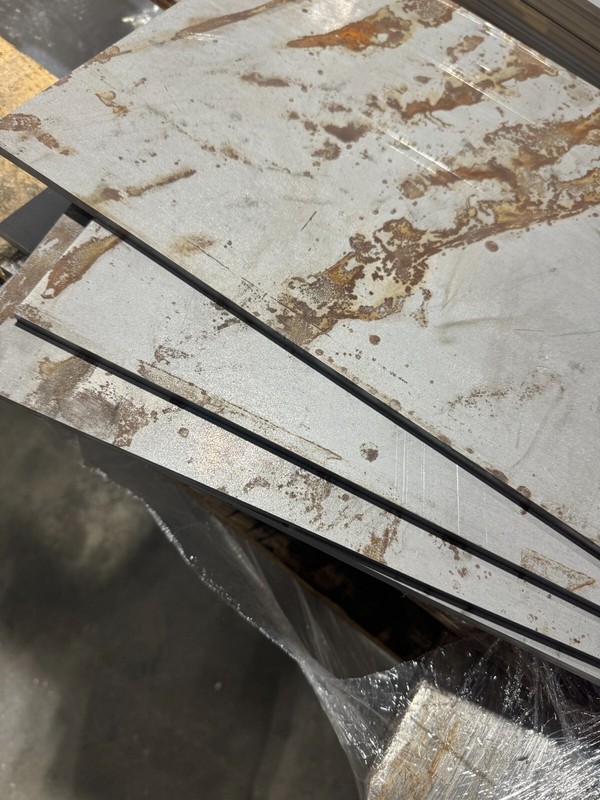 Rusty – 1/8″ x 12″ x 24″ Steel Plate, 1 piece A36 Steel, 0.25″ Thick