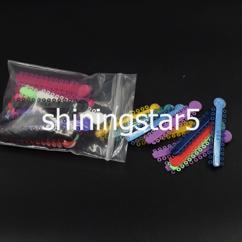 1040 Dental Orthodontic Ligature Ties Elastics Rubber Band Ligaduras Elastomeric gallery