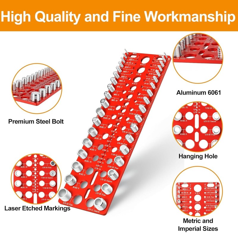 55 Nut and Bolt Thread Checker Thread Checker Standard and Metric gallery