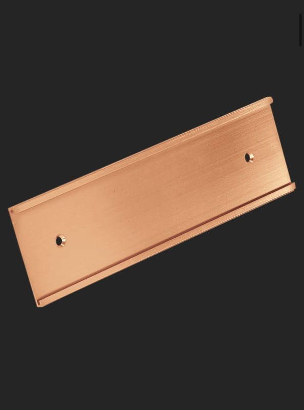 2” X 12” Kota Pro Rose Aluminum Personalized Office Wall Bracket (see All Pics)