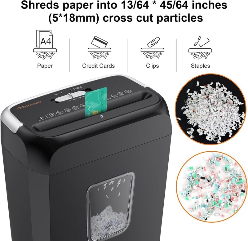 Paper Shredder Cross Cut Commerical Office DVD CD Credit Card Heavy Duty Destroy gallery