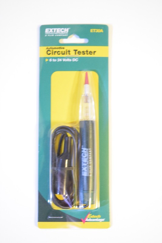 EXTECH Automotive Circuit Tester 6 to 24 volts DC ET30A – NEW!